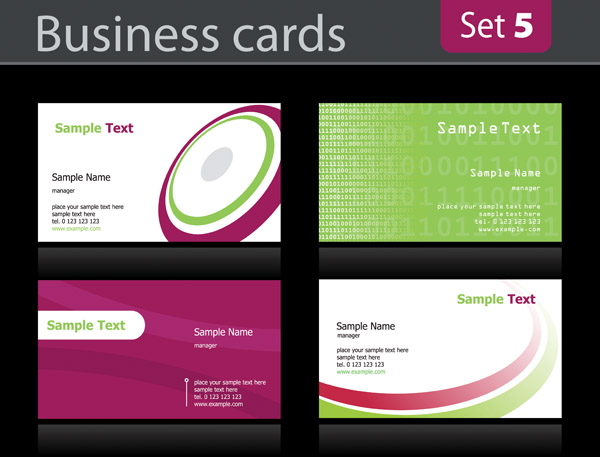 simple business card background vector