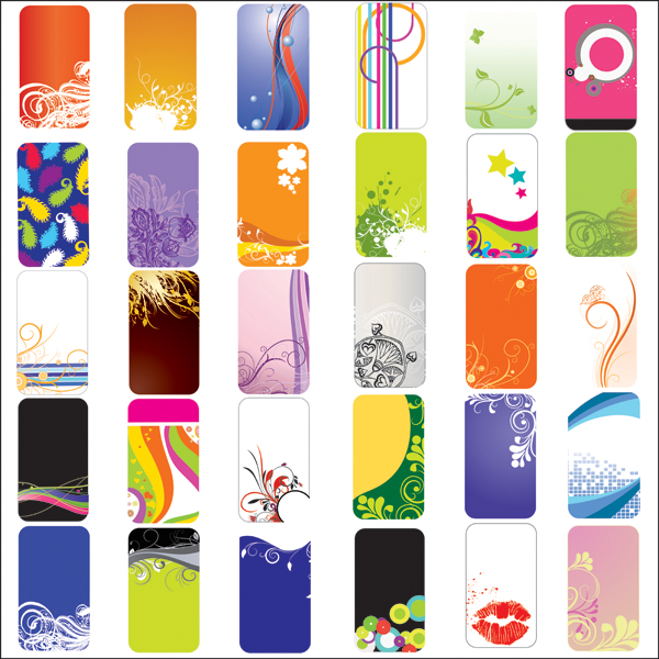 practical elements of the card background vector