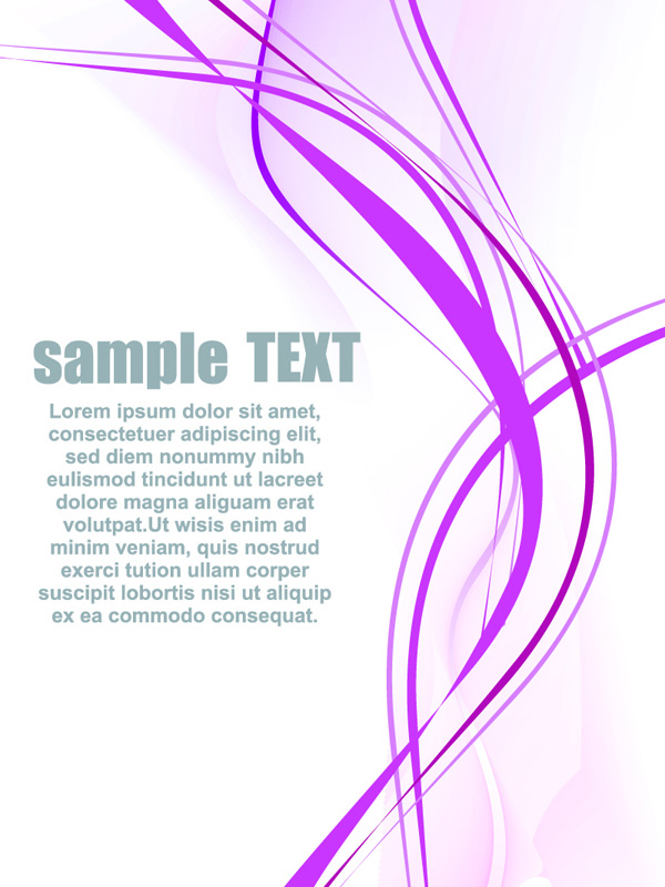 5 dynamic lines of the background vector