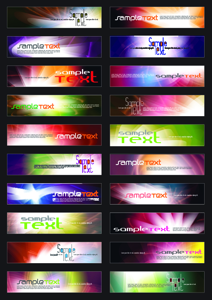 20 of the symphony web banner background template vector