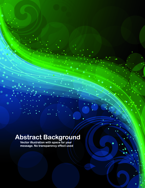 3 cool dynamic pattern of light vector background