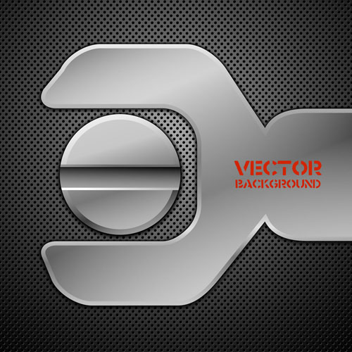 vector background of 01 metallic