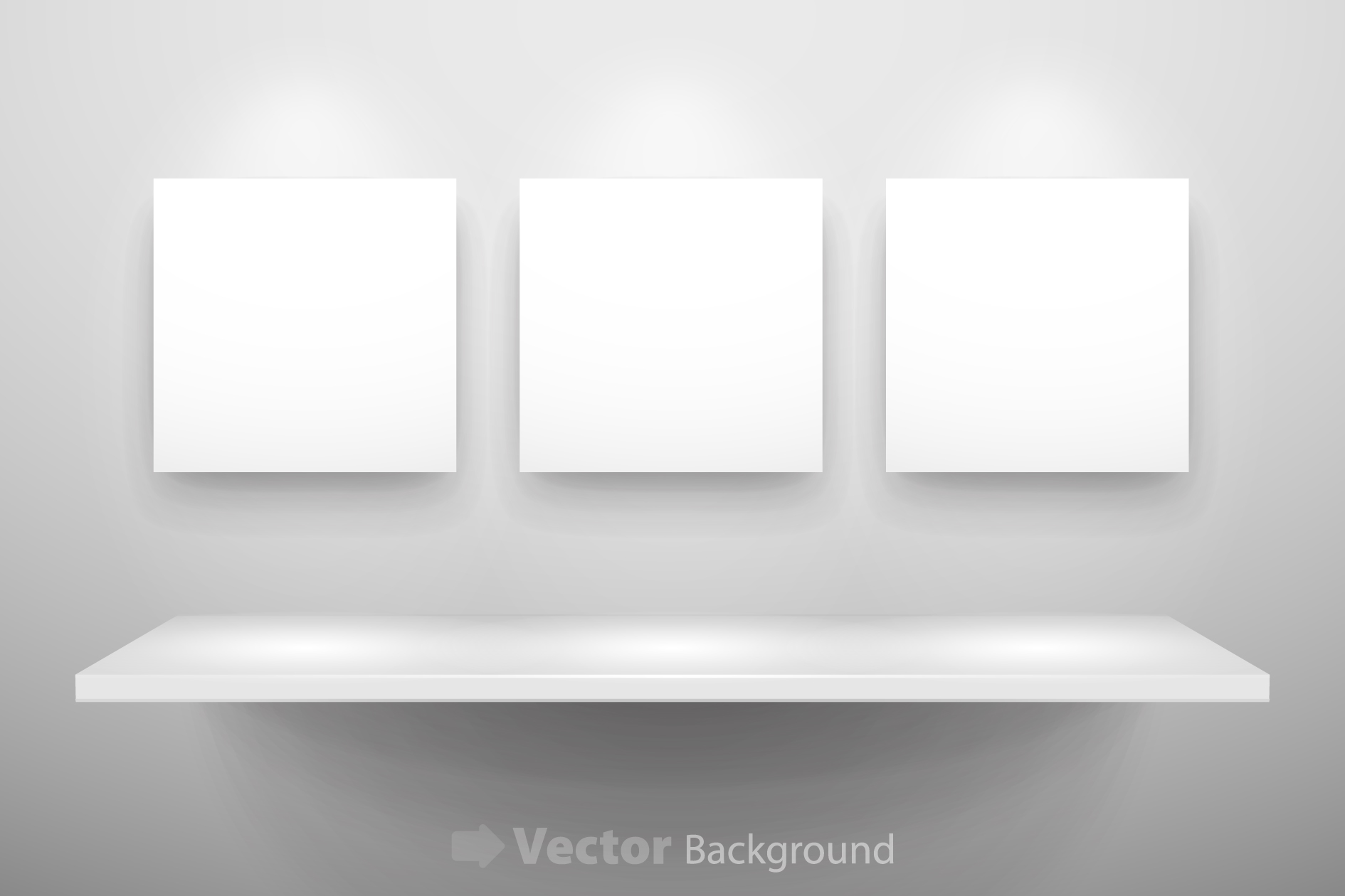 gallery display background 11 vector