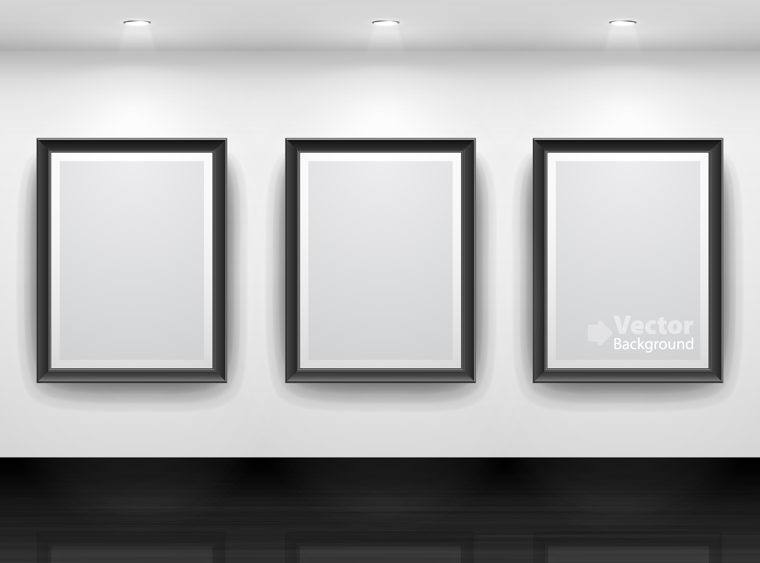 gallery display background 15 vector