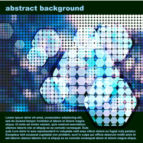 sense of science and technology background vector 2 dot