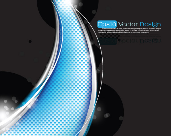 dynamic lines of the background vector