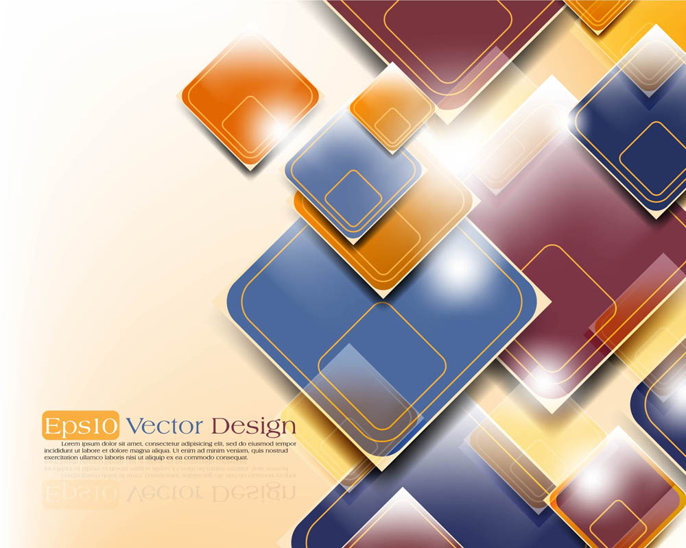 gorgeous threedimensional dynamic background 03 vector