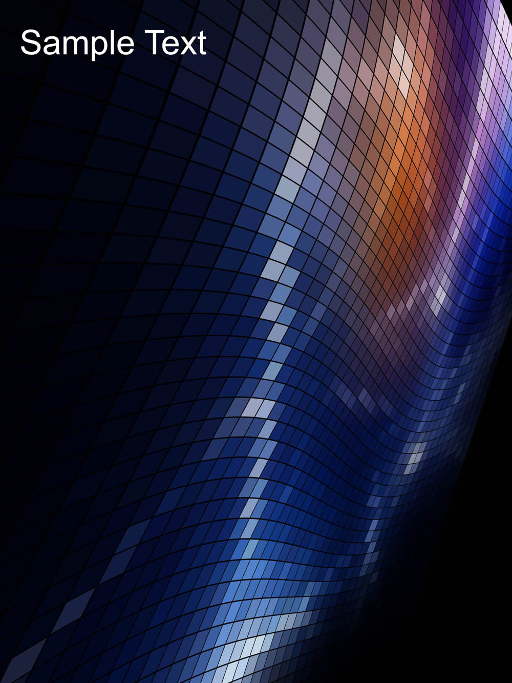 dynamic trend of the mosaic background 04 vector