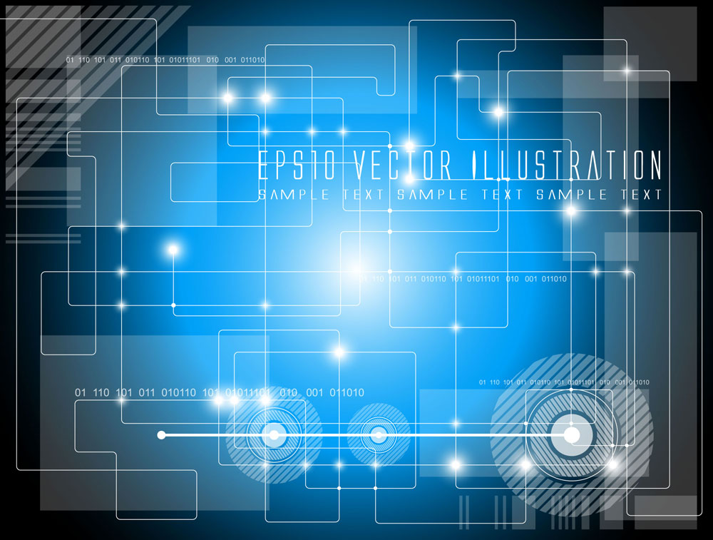 blue fantasy background next 01 vector