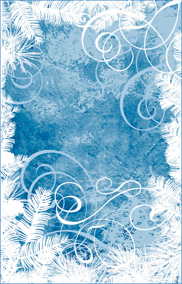 winter vector background