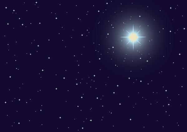 starry background vector