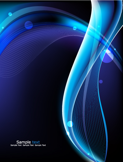 glare blue background vector