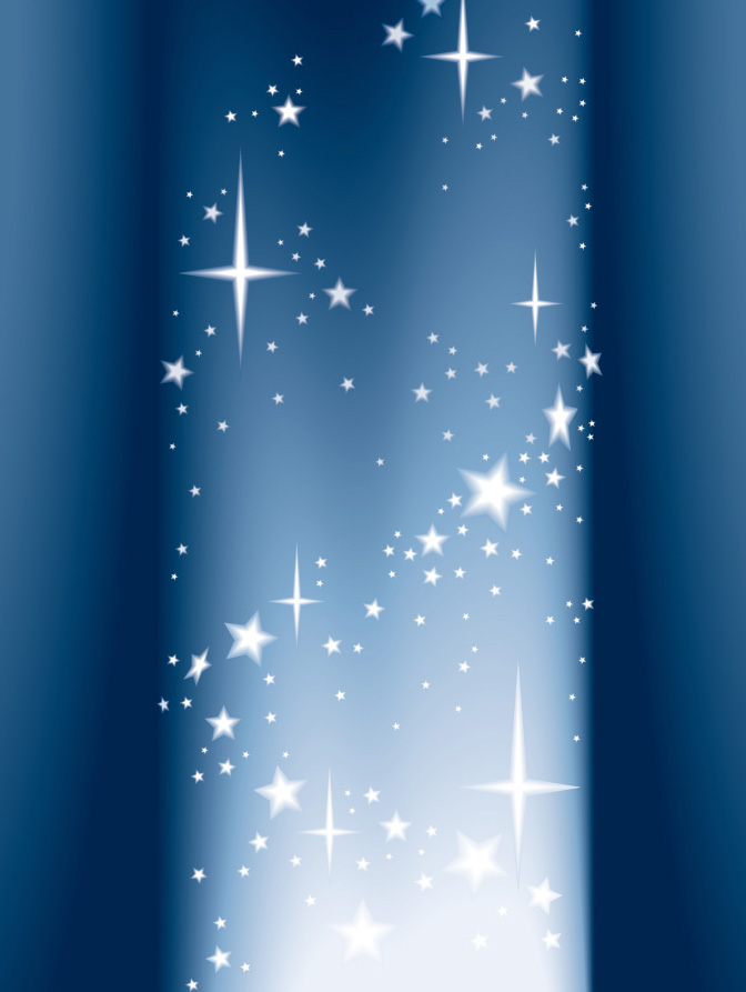 light and starlight vector