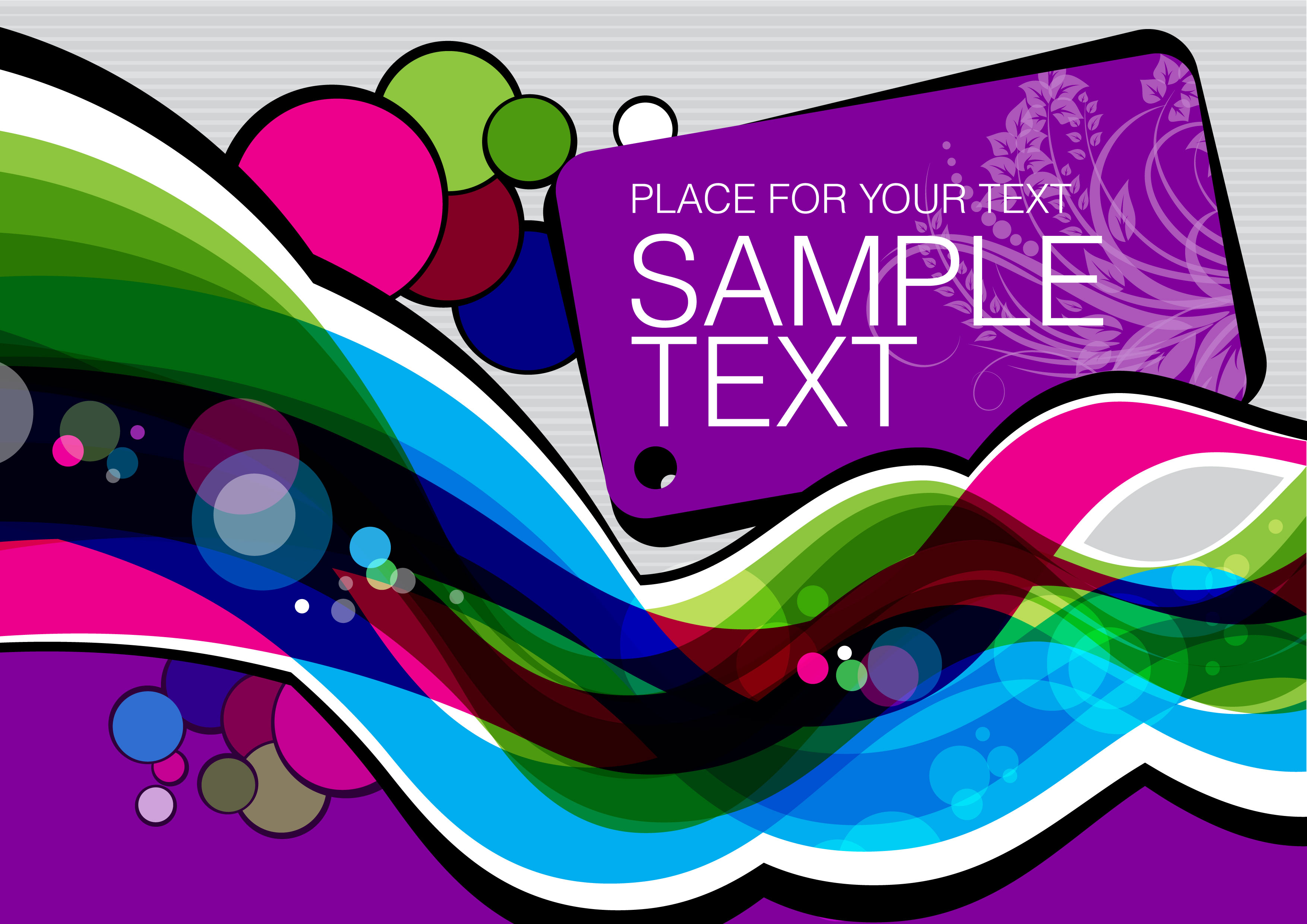 colorful illustration background 05 vector