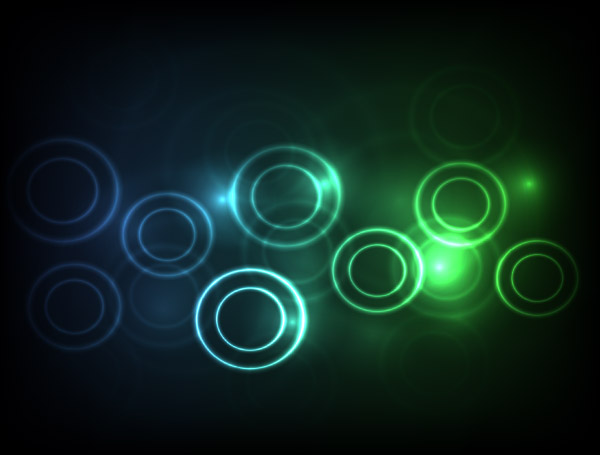 symphony circular background vector 2