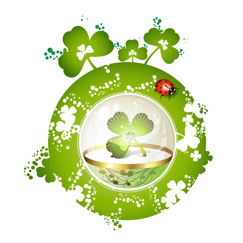 clover beautiful background 05 vector