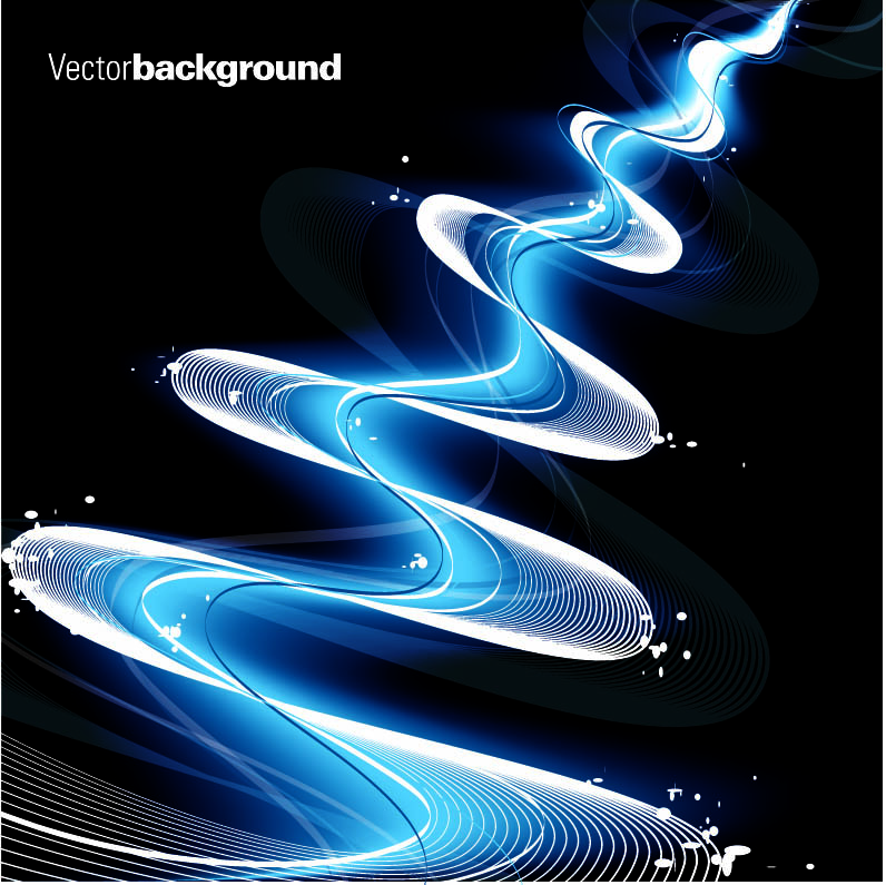 gorgeous dynamic flow line 04 vector