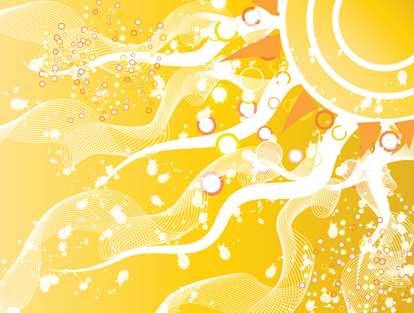 sun sun background vector 4