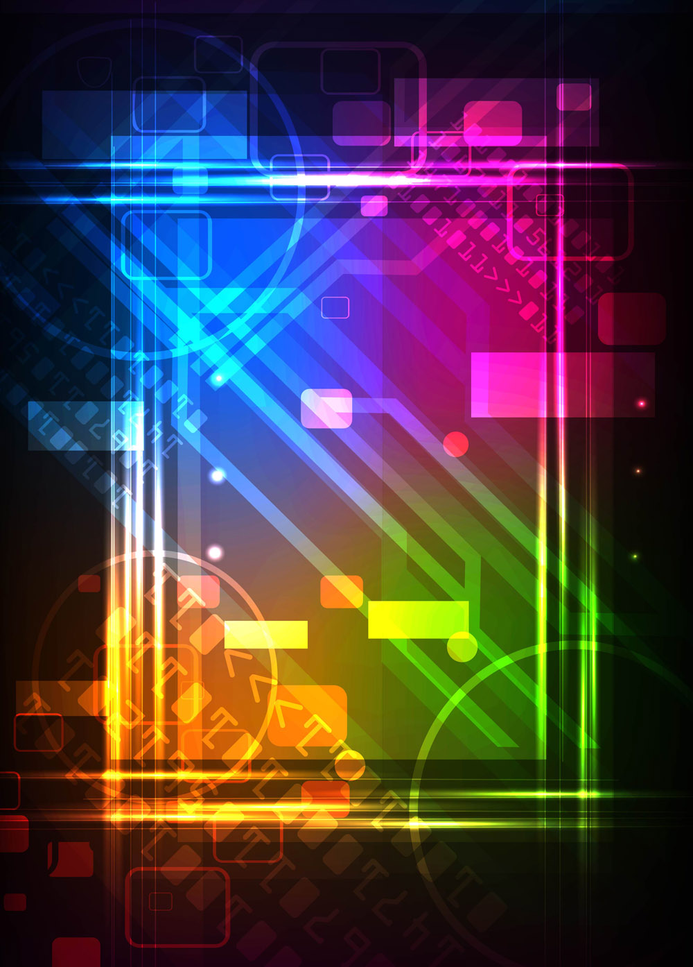 special flashy neon light background 04 vector