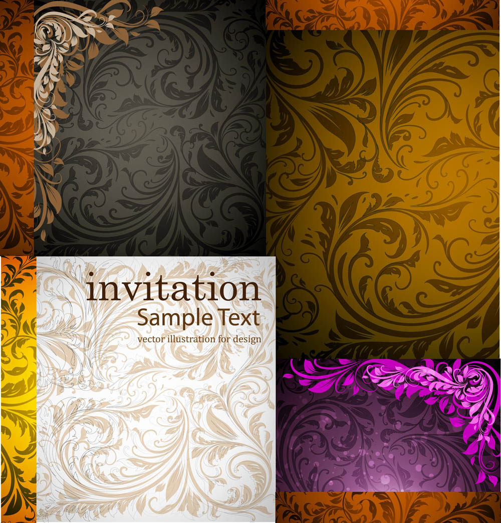 fine pattern background 02 vector