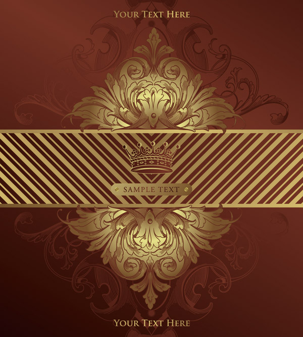 european gorgeous classic pattern background 04 vector