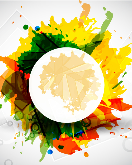 color ink background 03 vector