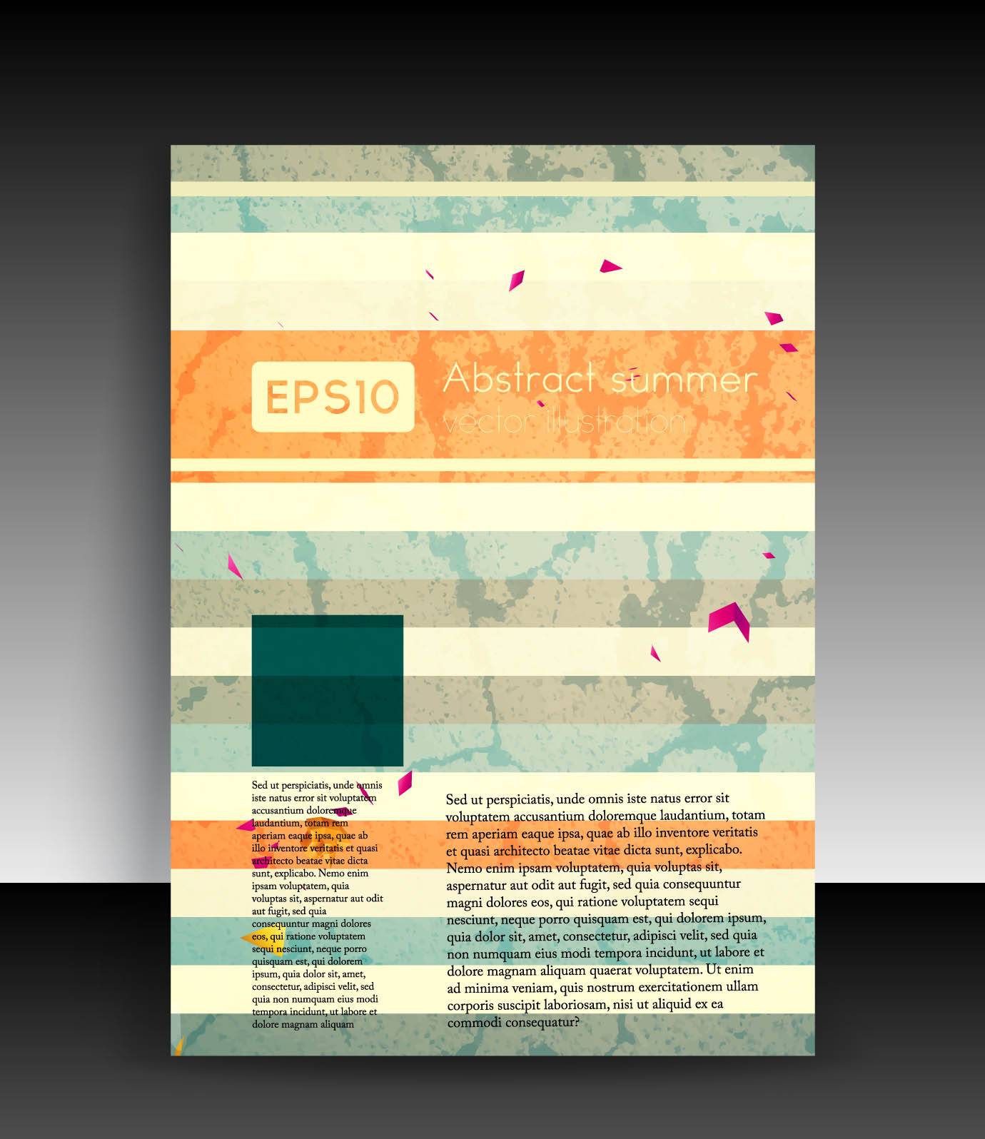 fine leaflets cover background 04 vector