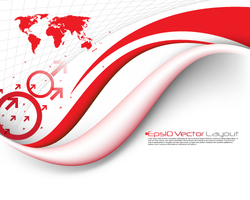 dynamic background flow line 01 vector