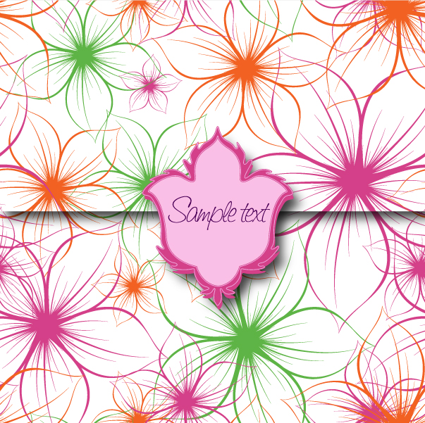 fine pattern background 02 vector