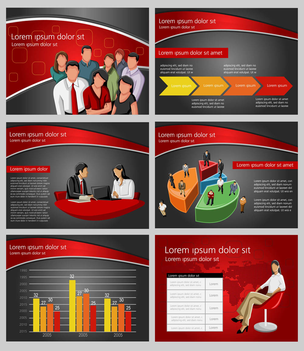 commercial and financial ppt background 03 vector