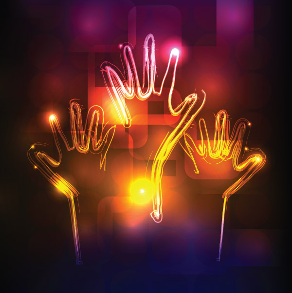 brilliant neon background 02 vector