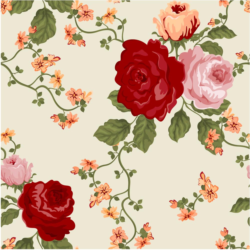 colorful flowers background 01 vector