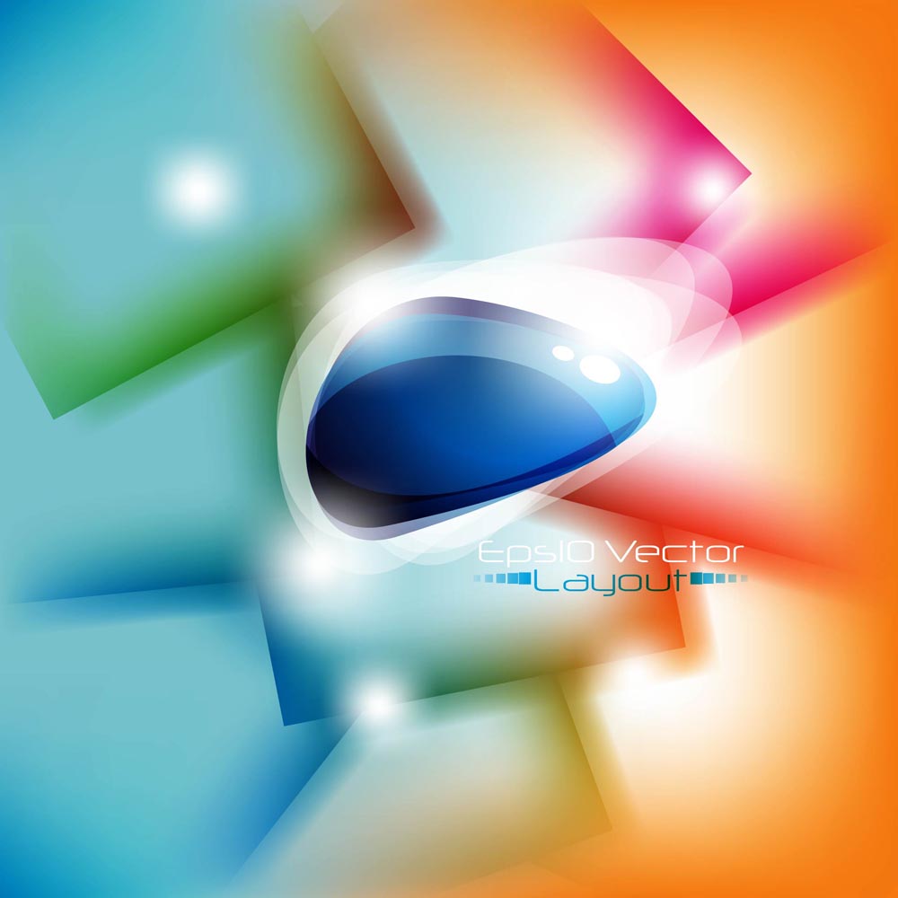 dynamic halo background 01 vector