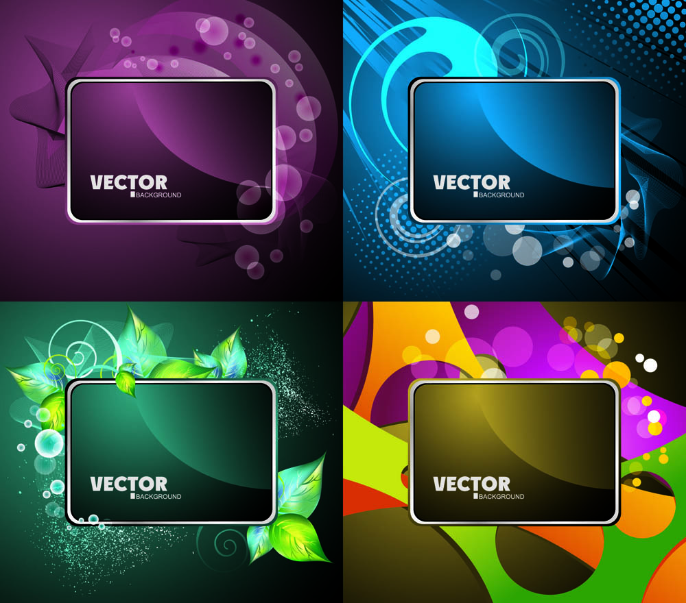 gorgeous card background 03 vector