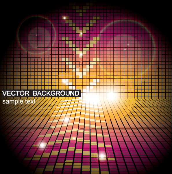 the gorgeous starstudded background 02 vector