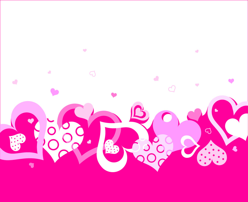 valentine day heartshaped vector background