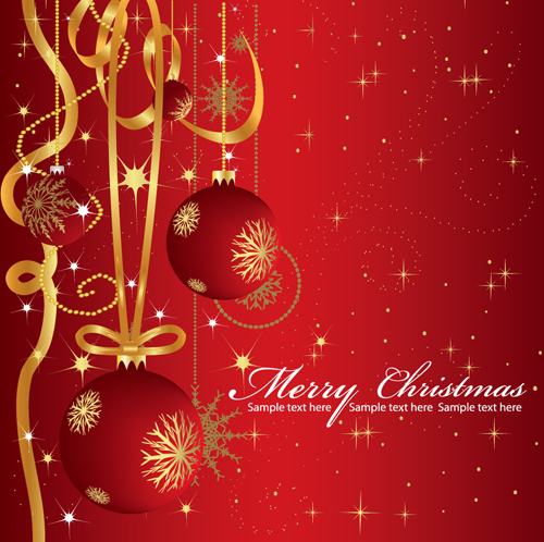 festive christmas background vector