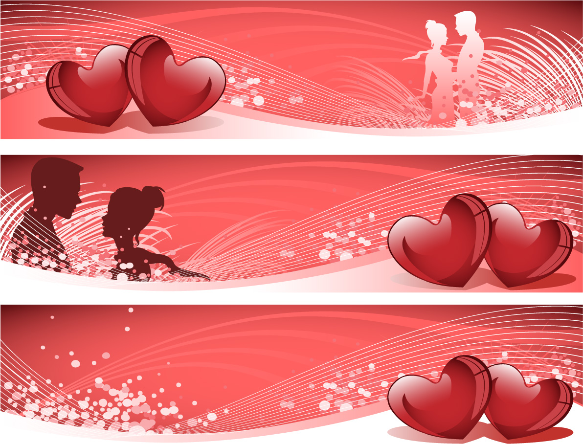 love banner vector