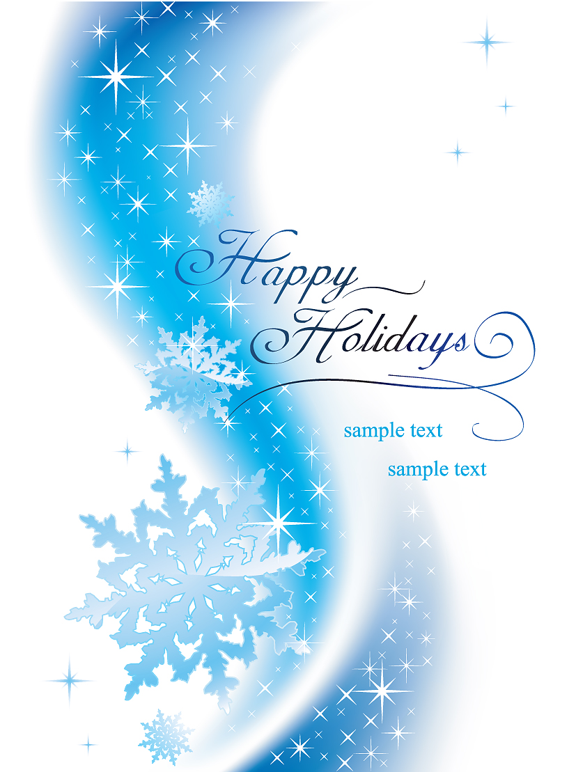 2 beautiful snowflake background vector