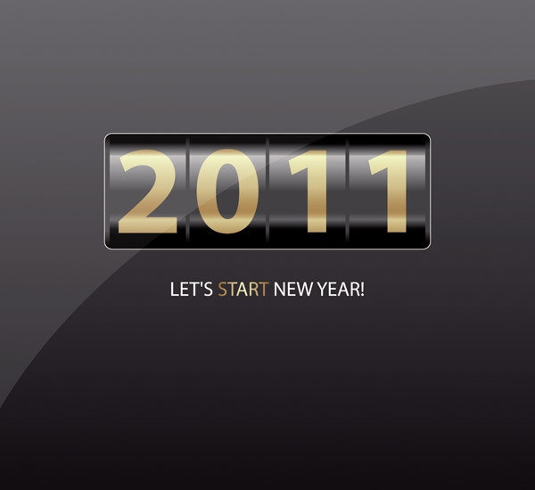 2011 new year clip art