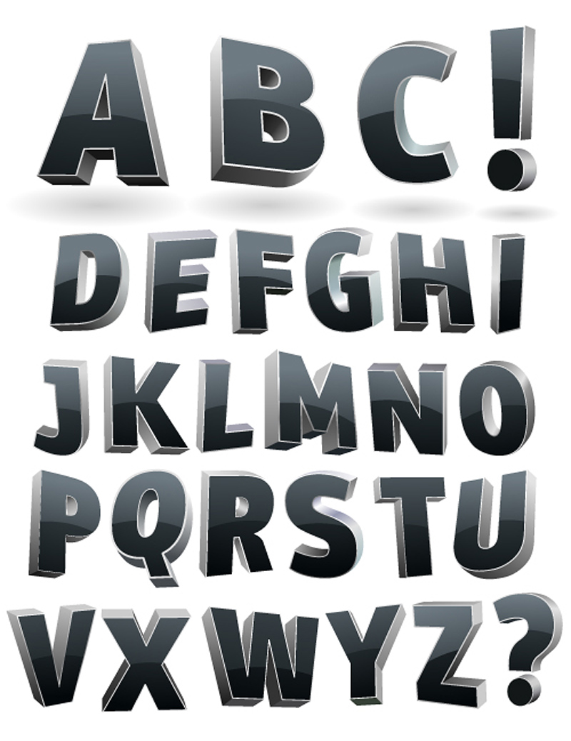 font design series 36 vector