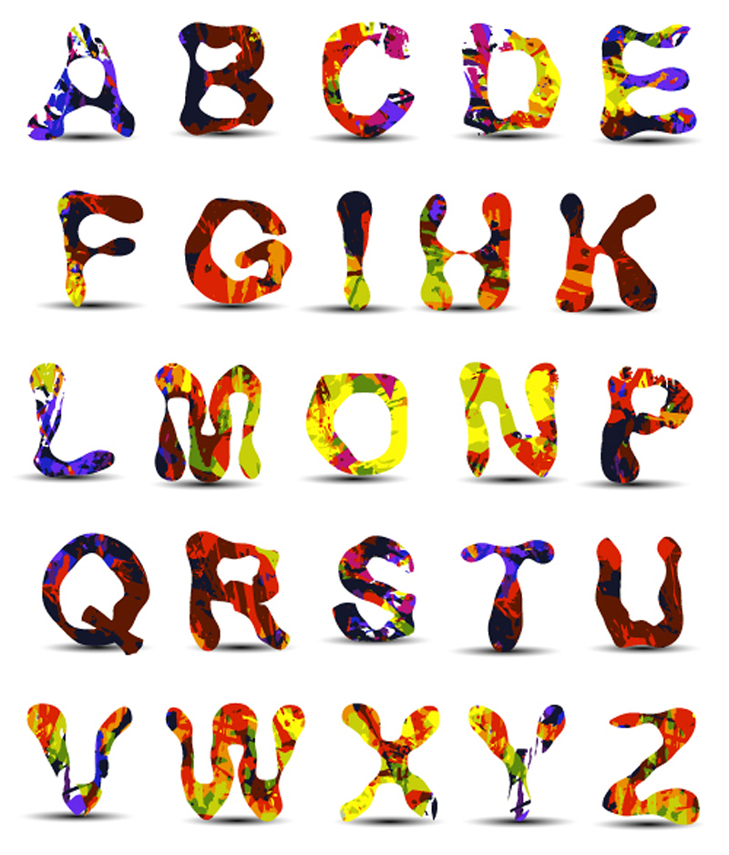 font design series 41 vector