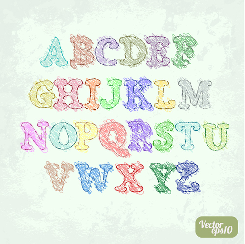 font design series 57 vector