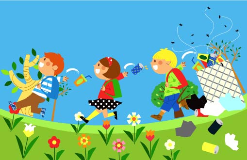 children environment vector 8