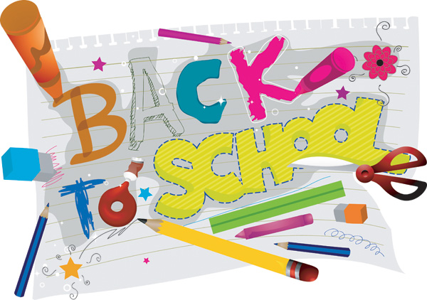 school theme vector