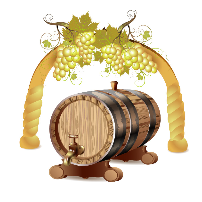 cartoon wine 01 vector