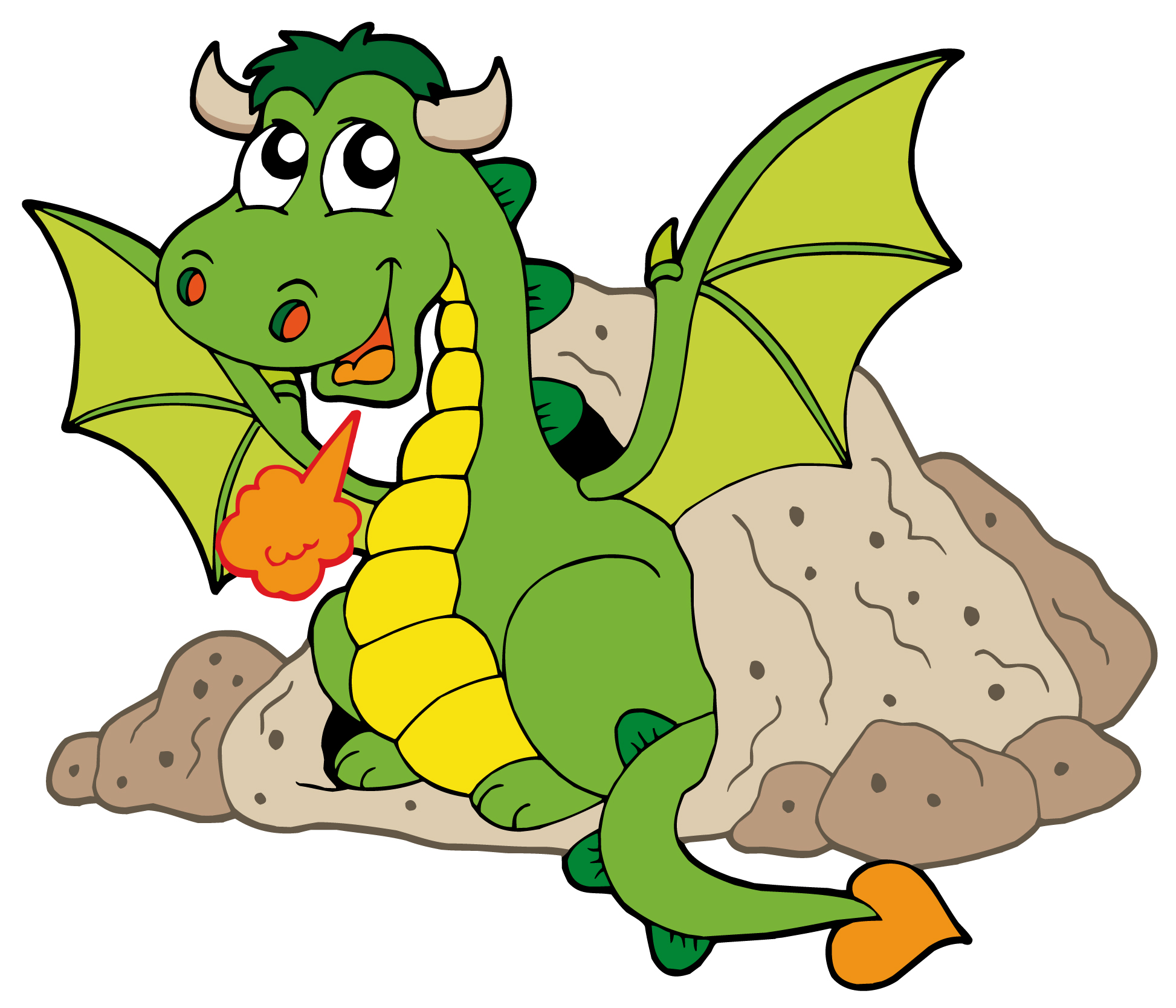 cute cartoon dragon 03 vector