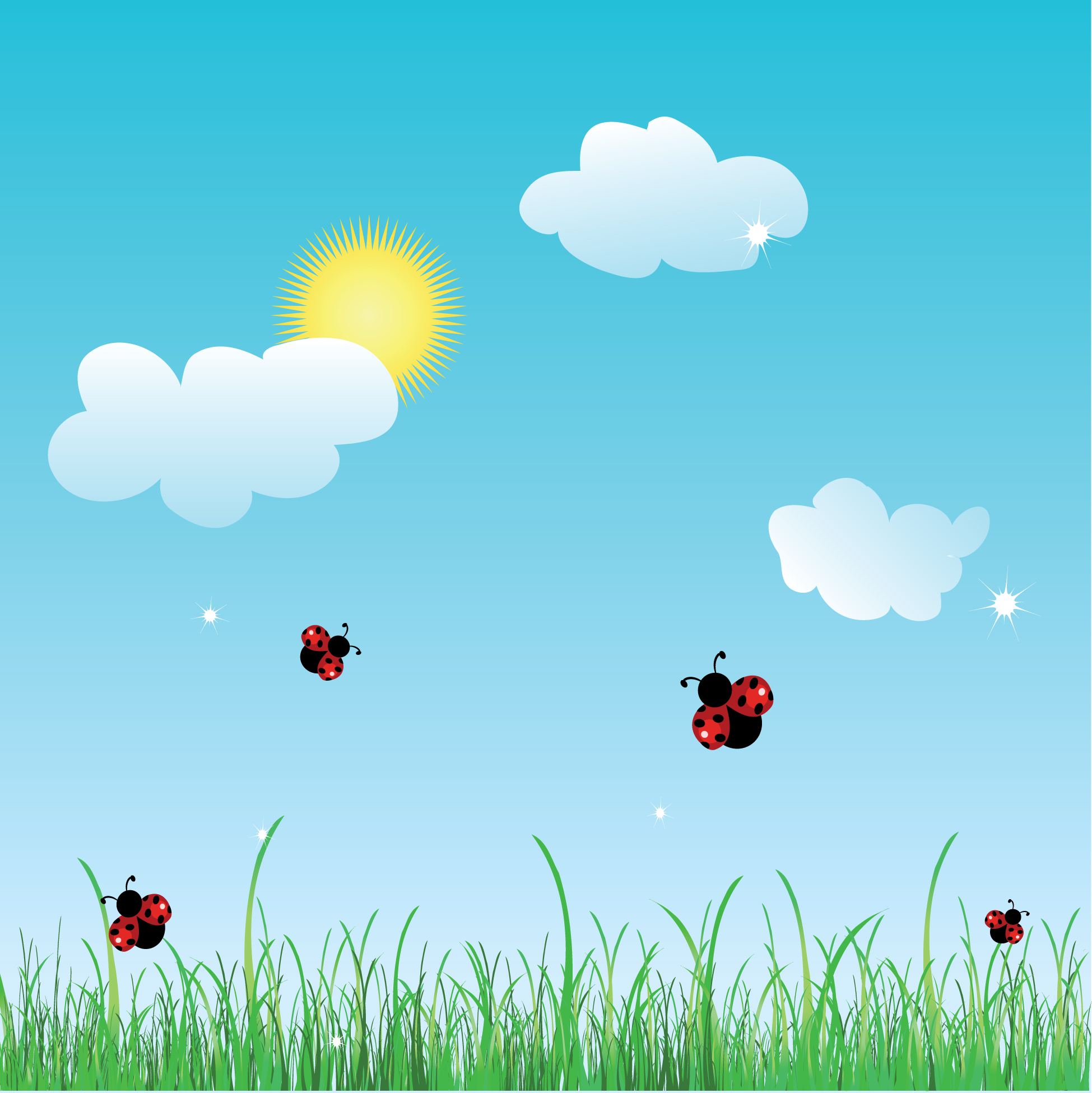 summer cartoon images 01 vector