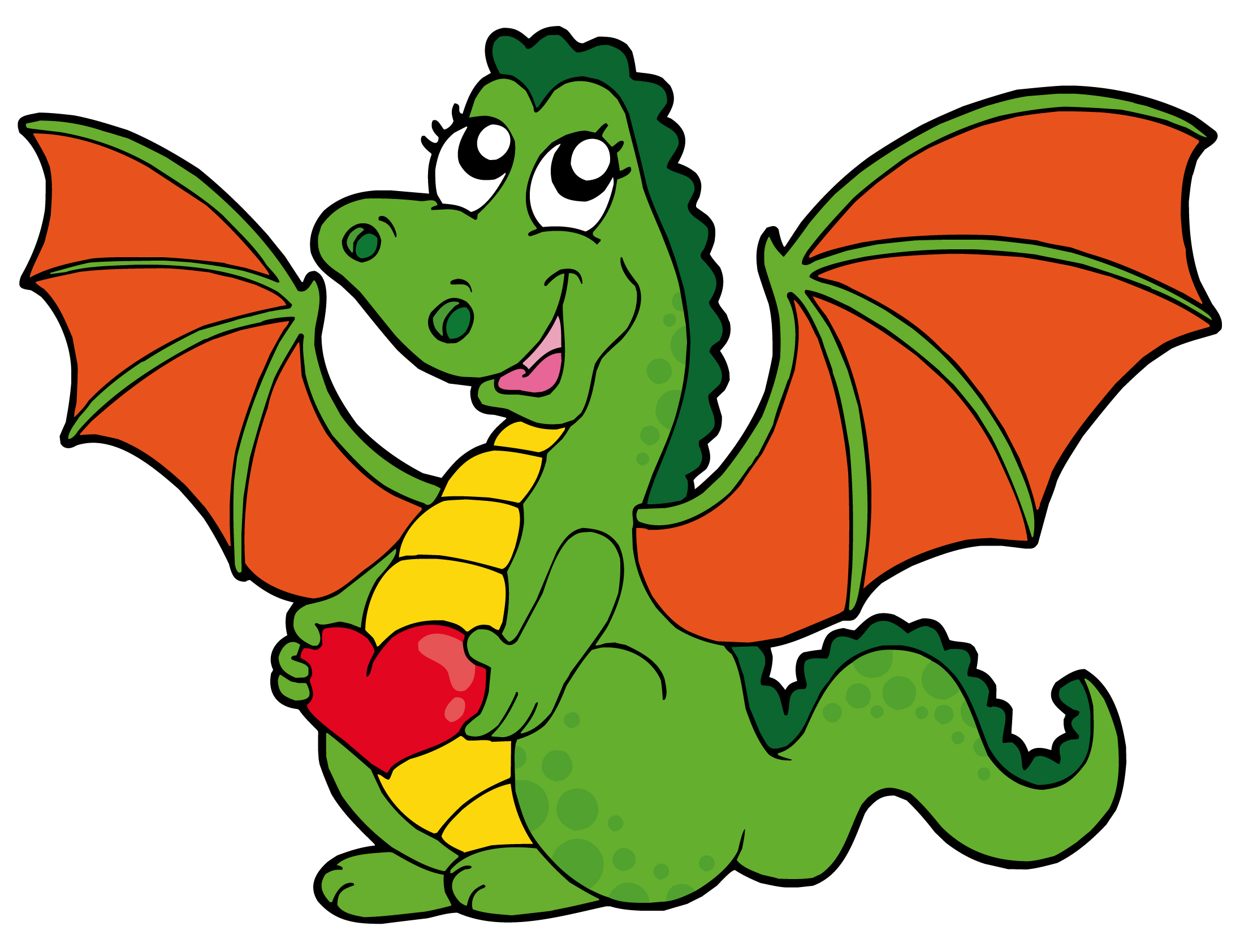 cute cartoon dragon 01 vector