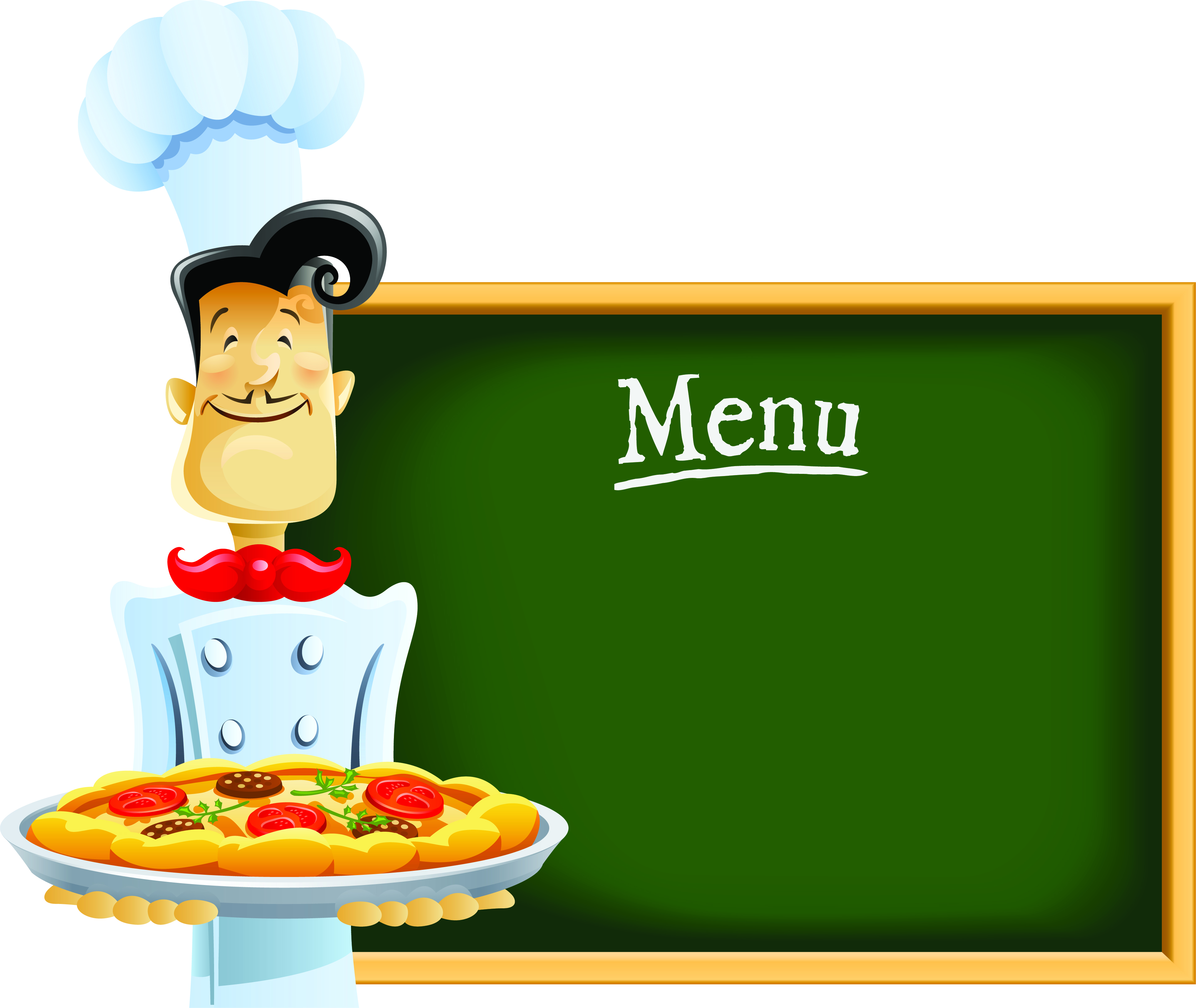 cartoon image of chefs and waiters 05 vector